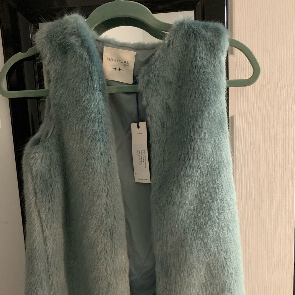 Fur vest for kids
